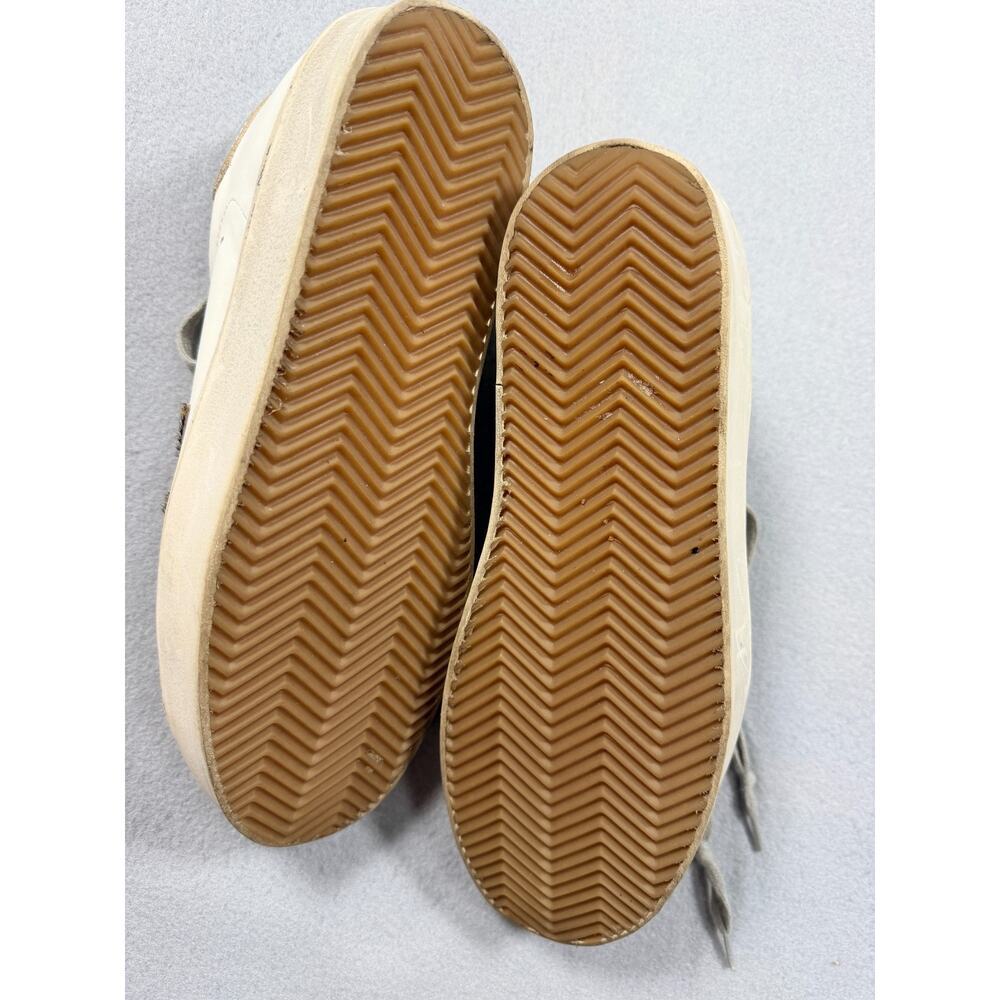 Golden Goose Hi Star Low Top Platform Sneakers White Leopard Star Size 39 EU 9 U - Picture 12 of 13